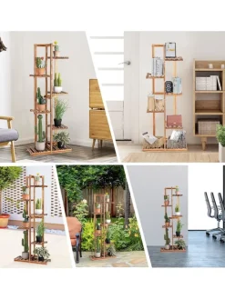 Pflanzenständer 6 Ebenen in Braun