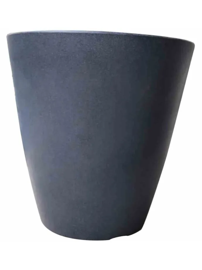 Pflanzgefäß Bilbao 50, Ø 50x50 cm in Anthrazit in Anthrazit