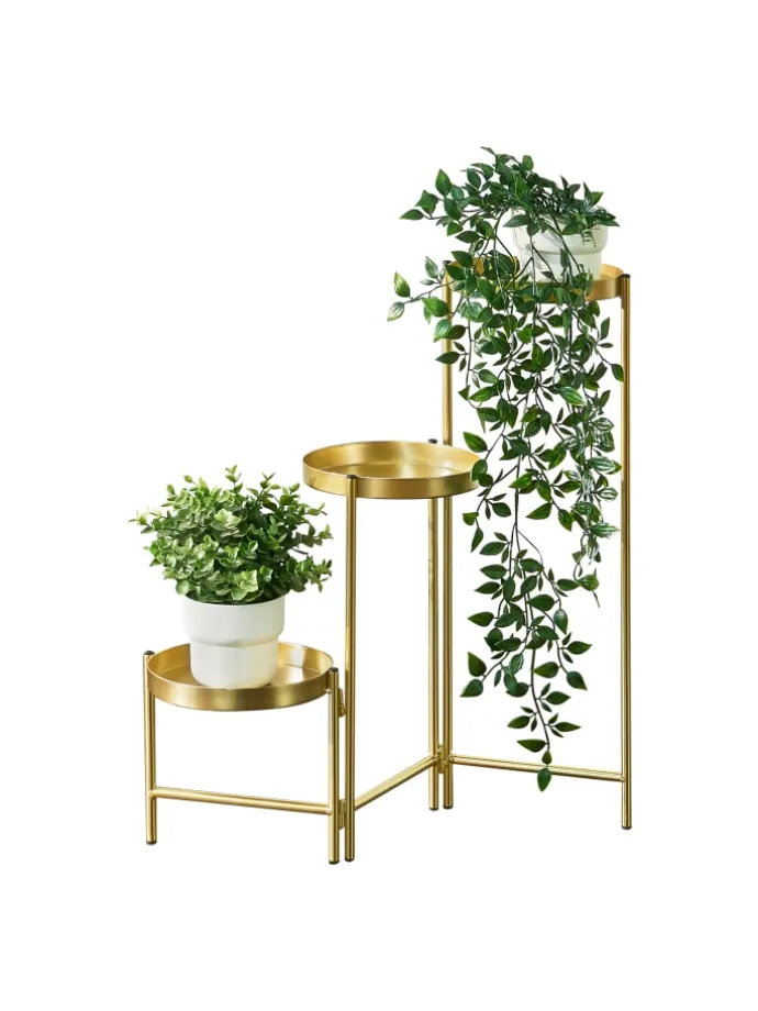 Pflanzständer Kallo in Gold (H)60cm (B)60cm (T)18cm