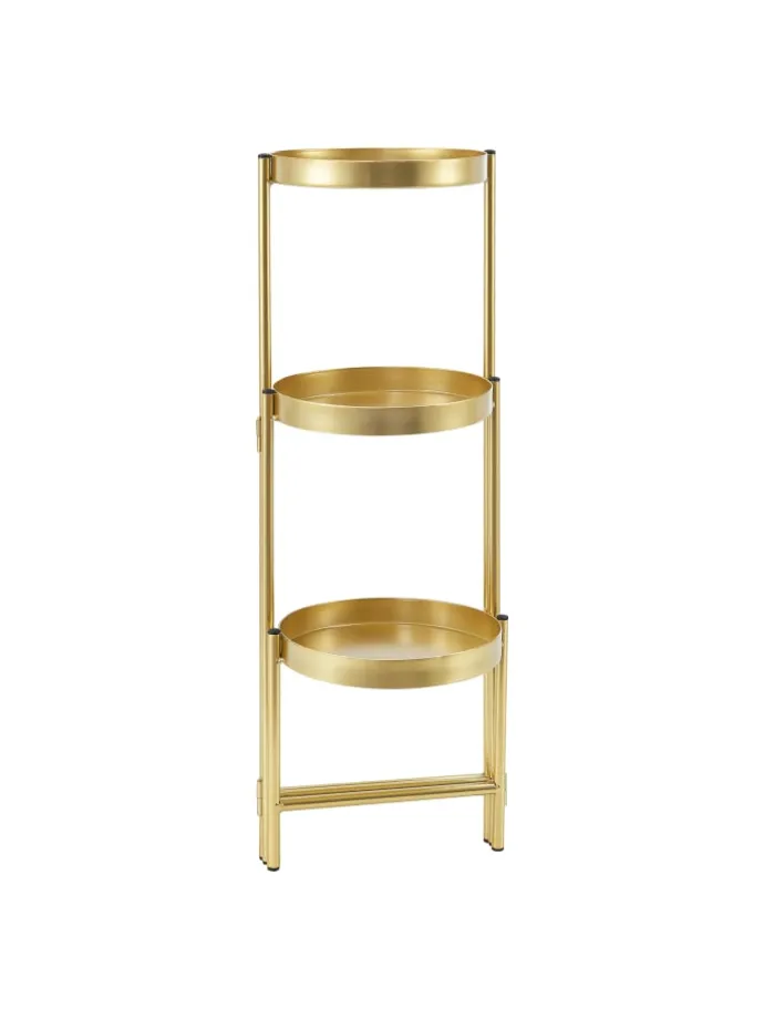 Pflanzständer Kallo in Gold (H)60cm (B)60cm (T)18cm