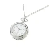 Pillendose-Taschenuhr in Silber - (L)84,5 cm