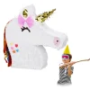 Pinata Einhorn in Weiß
