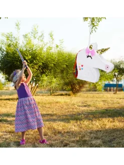 Pinata Einhorn in Weiß