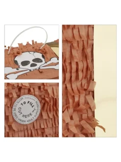 Pinata Schatzkiste in Braun