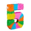 Pinata Zahl 5 in Bunt