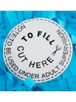 Pinata Zahl 9 in Bunt