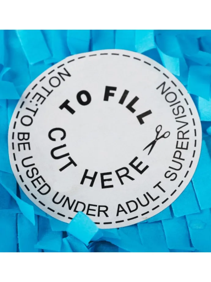 Pinata Zahl 9 in Bunt