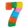 Pinata Zahl 7 in Bunt