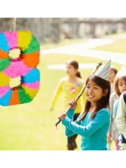 Pinata Zahl 8 in Bunt