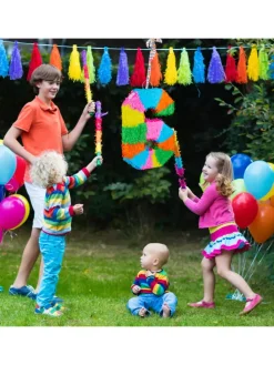 Pinata Zahl 8 in Bunt