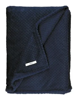 Plaid "Comfy" in Dunkelblau