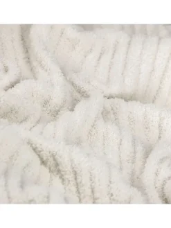 Plaid "Cuddle" in Creme