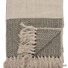 Plaid "Fidan" in Grün/ Beige - (L)160 x (B)130 cm