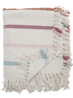 Plaid "Frey" in Bunt - (L)160 x (B)130 cm