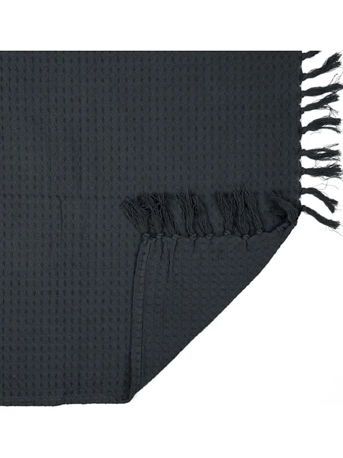 Plaid in Anthrazit - (L)160 x (B)130 cm