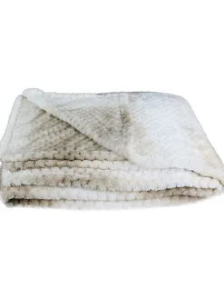 Plaid in Beige - (L)200 x (B)150 cm