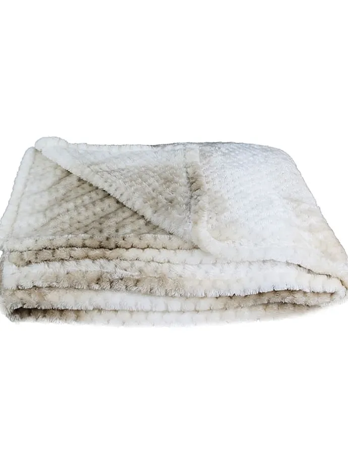 Plaid in Beige - (L)200 x (B)150 cm