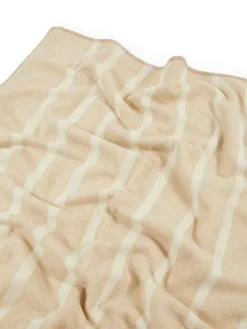 Plaid in Beige - (L)250 x (B)220 cm