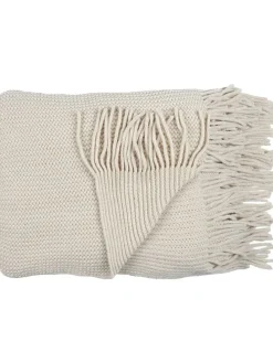 Plaid in Beige - (L)150 x (B)120 cm