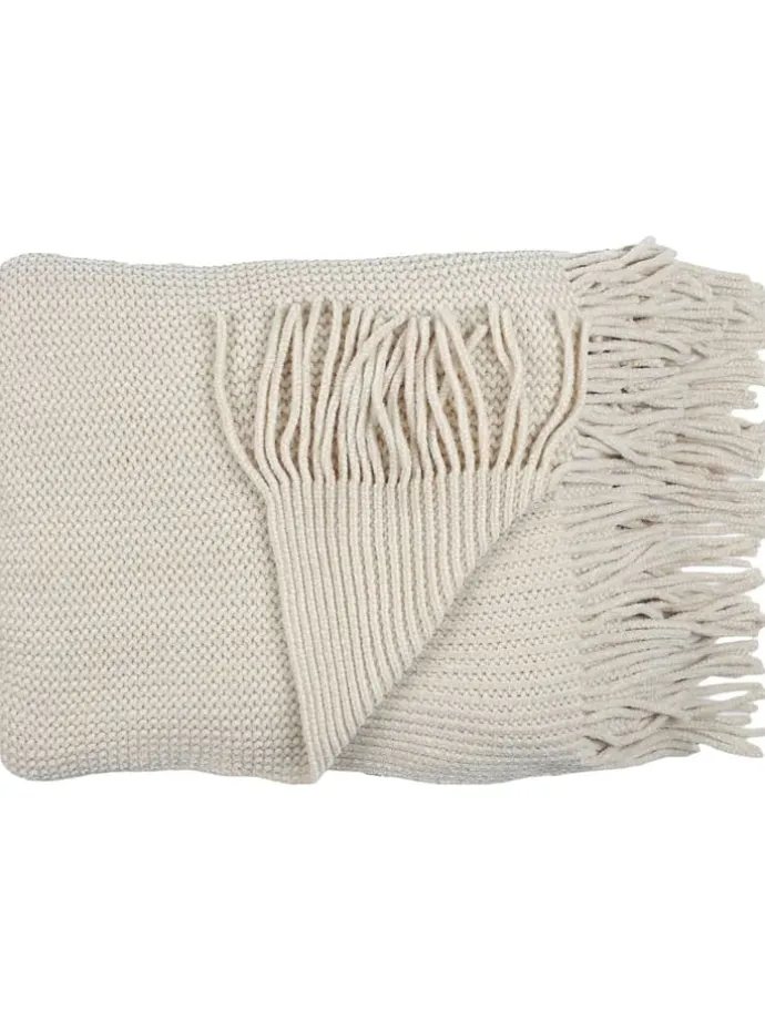 Plaid in Beige - (L)150 x (B)120 cm