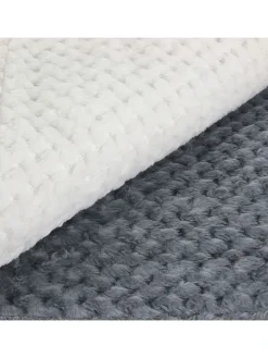 Plaid in Grau - (L)200 x (B)150 cm