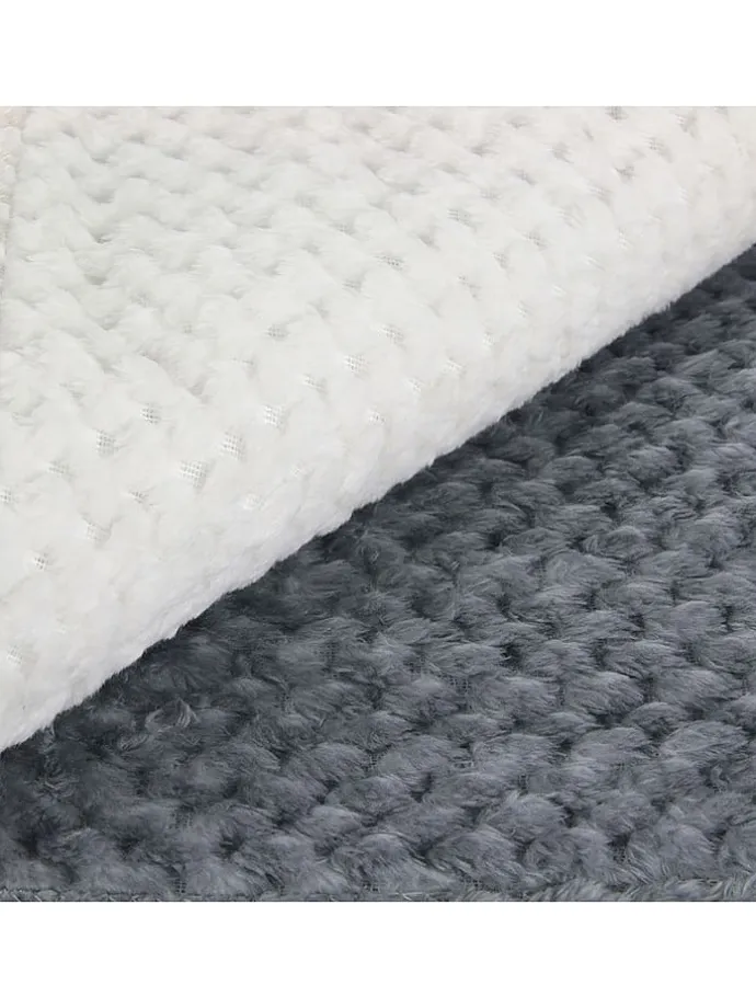 Plaid in Grau - (L)200 x (B)150 cm