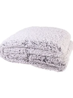 Plaid in Grau - (L)150 x (B)120 cm