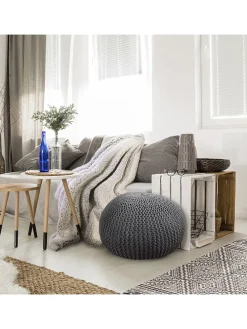 Plaid in Grau - (L)150 x (B)120 cm