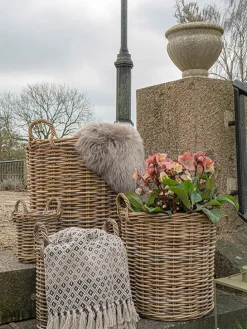 Plaid in Hellbraun/ Beige - (L)180 x (B)130 cm