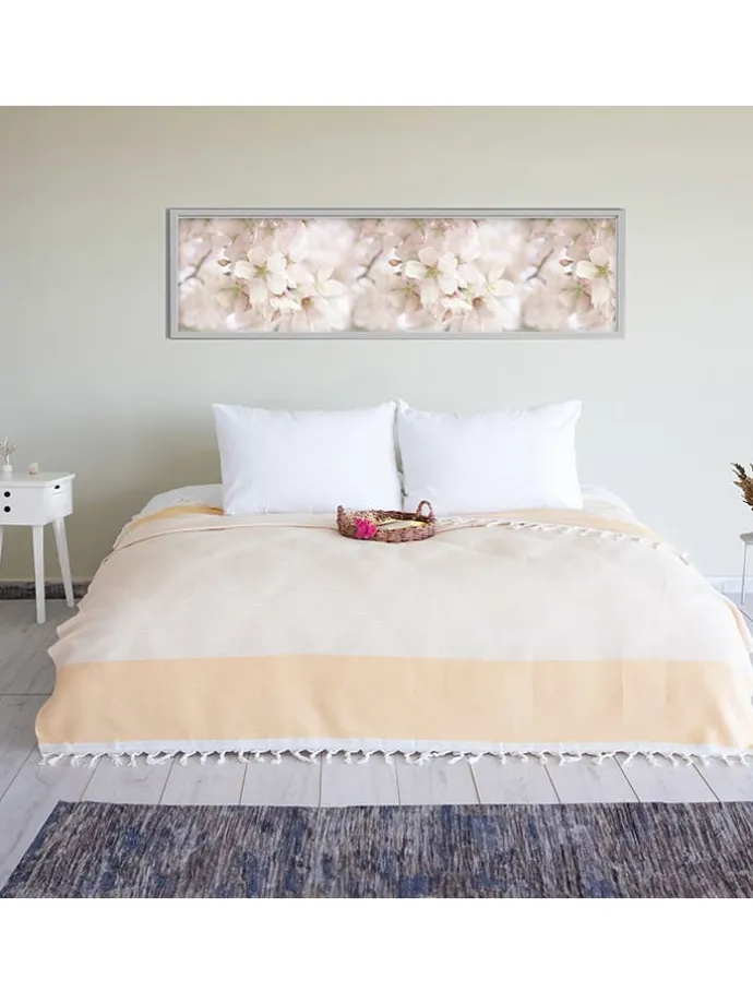 Plaid in Senf - (L)250 x (B)200 cm