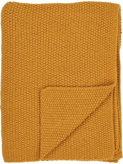 Plaid in Senf- (L)170 x (B)130 cm