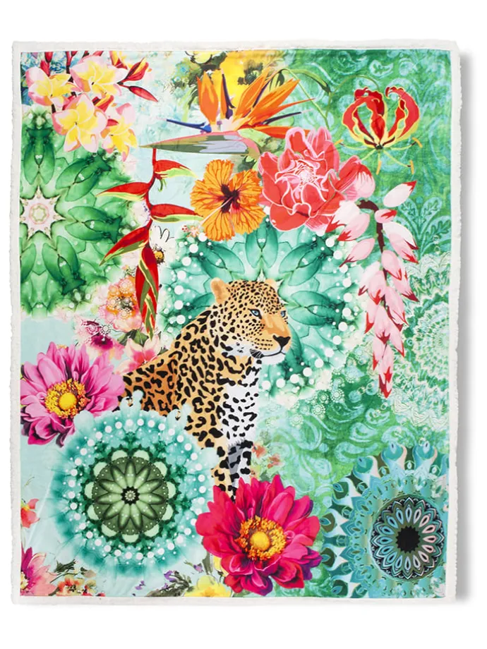 Plaid "Ximena" in Bunt