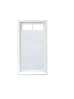 Plissee in Weiß - (L)130 x (B)60 cm