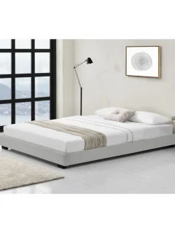 Polsterbett Masari in Weiß (B)180cm