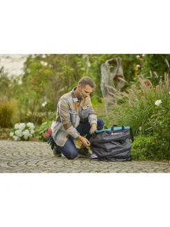 PopUp-Gartenabfallsack in Schwarz - 120 l