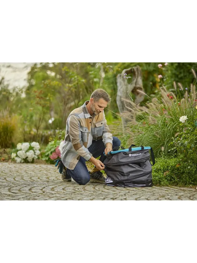 PopUp-Gartenabfallsack in Schwarz - 120 l