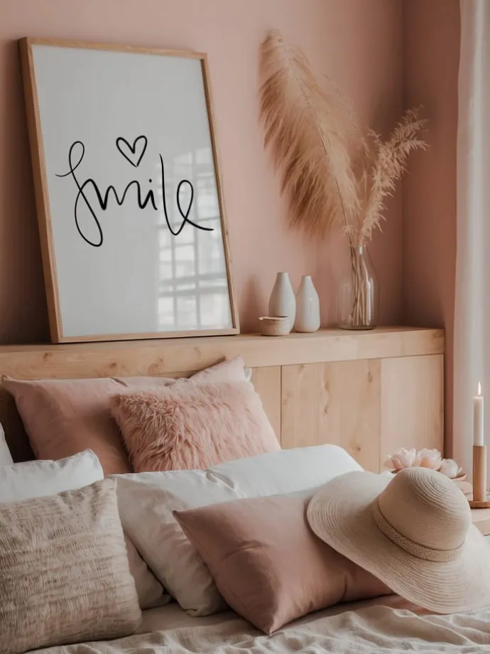 Poster / Kunstdruck "Smile" I Ohne Rahmen