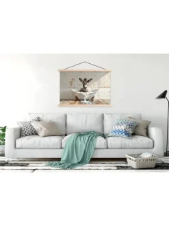 Poster mit Leiste Esel (BxH)