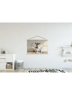 Poster mit Leiste Esel (BxH)