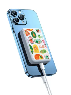 Powerbank in Bunt/ Weiß - 10.000 mAh