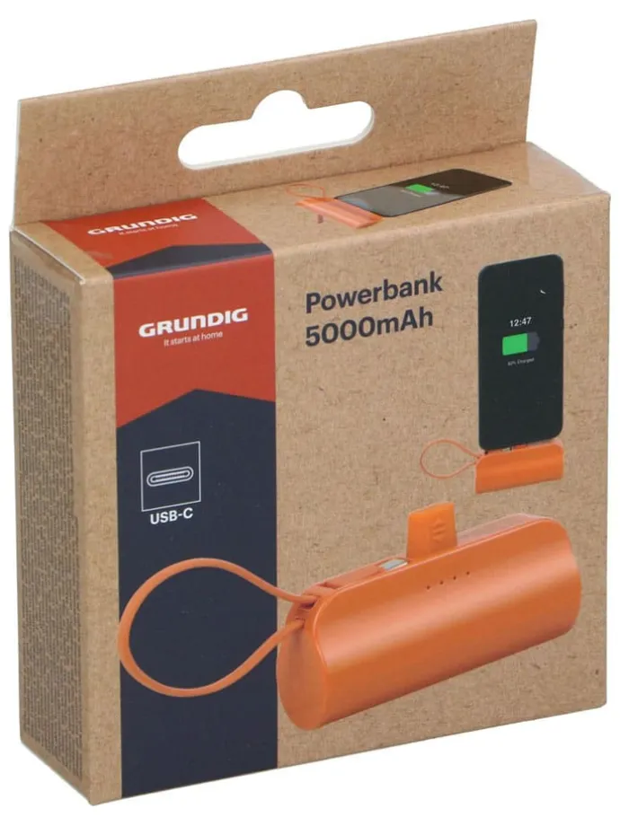 Powerbank in Orange - 5000mAh