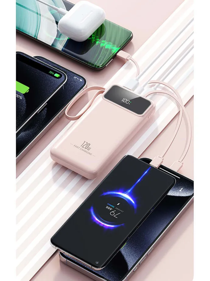 Powerbank in Rosa - 10.000 mAh