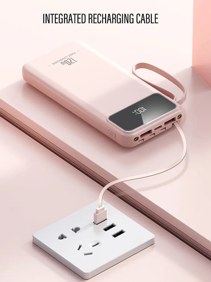 Powerbank in Rosa - 10.000 mAh