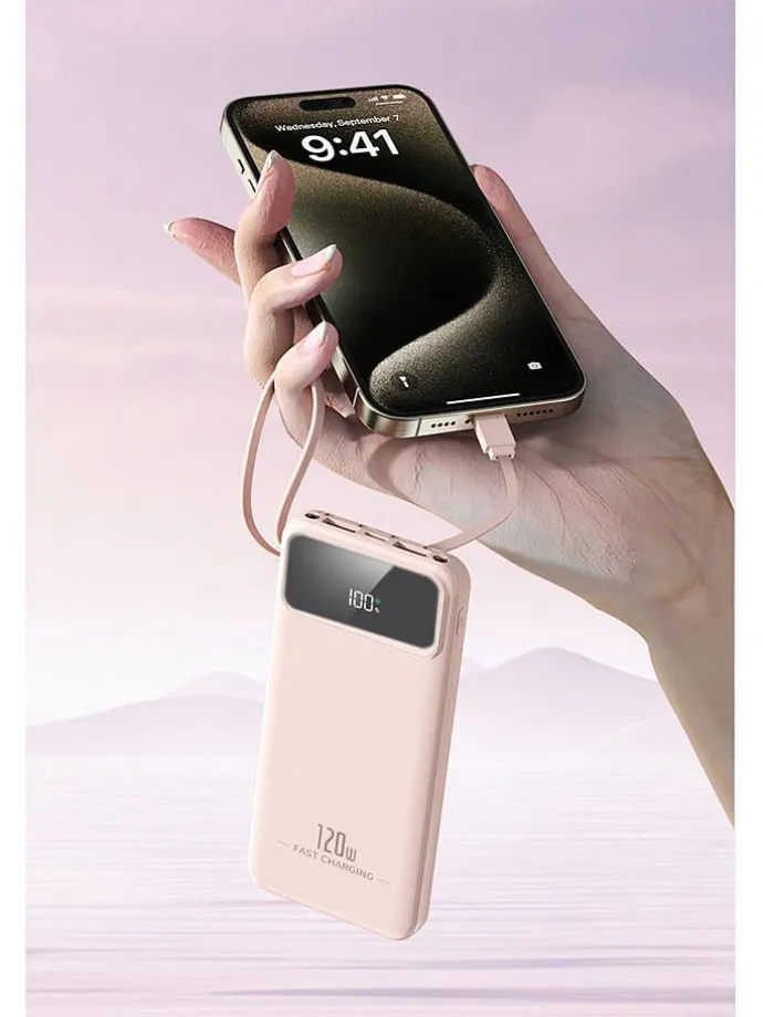 Powerbank in Rosa - 10.000 mAh