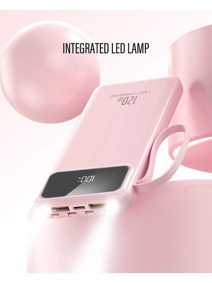 Powerbank in Rosa - 10.000 mAh