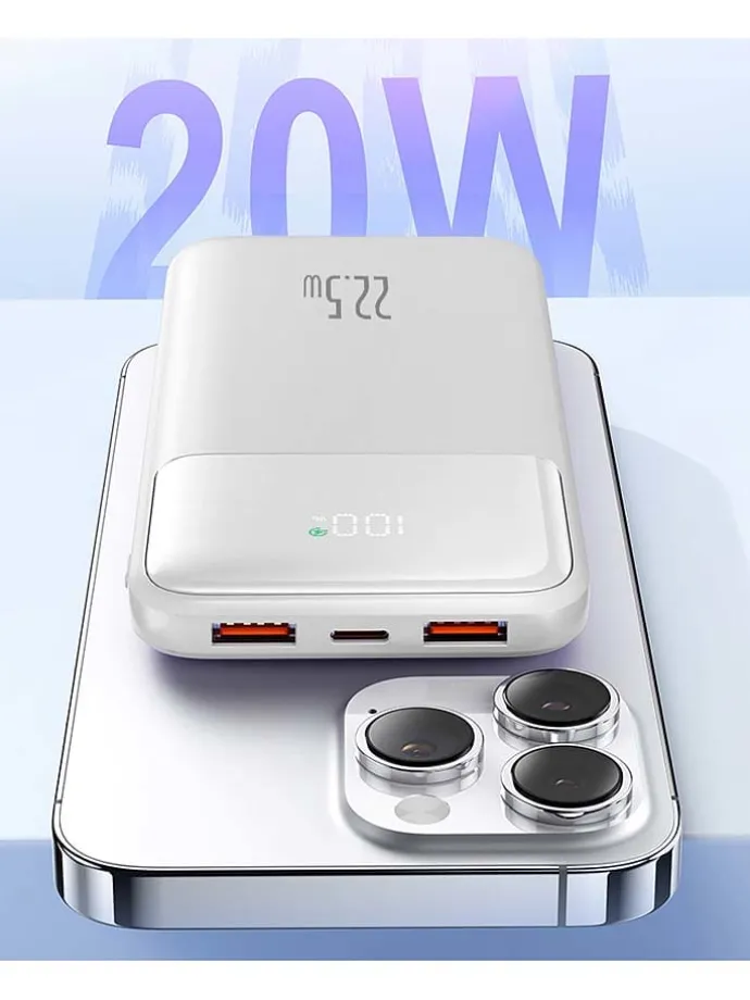 Powerbank in Weiß - 10000 mAh