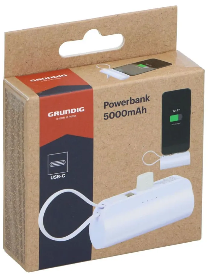 Powerbank in Weiß - 5000mAh