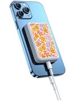 Powerbank in Weiß/ Bunt - 10000 mAh