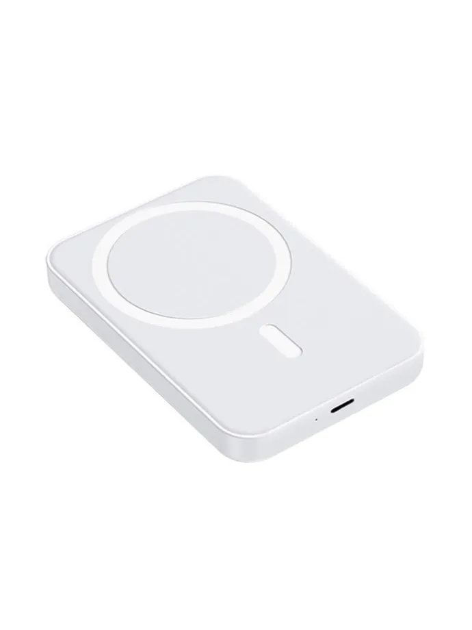 Powerbank in Weiß/ Rot - 10.000 mAh