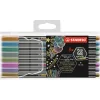 Premium Metallic-Filzstifte "STABILO Pen 68 metallic" - 8 Stück